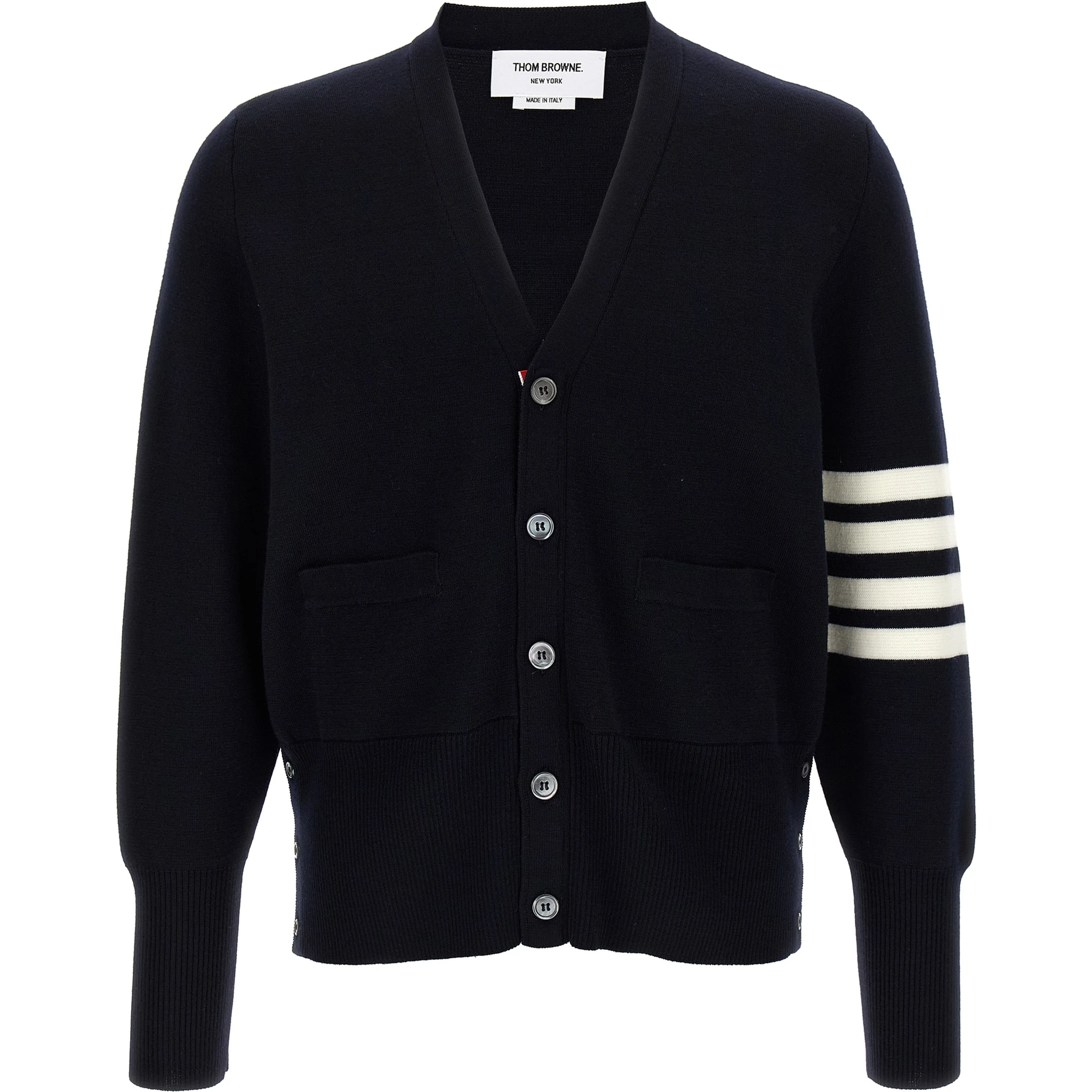 Blue Virgin Wool Cardigan