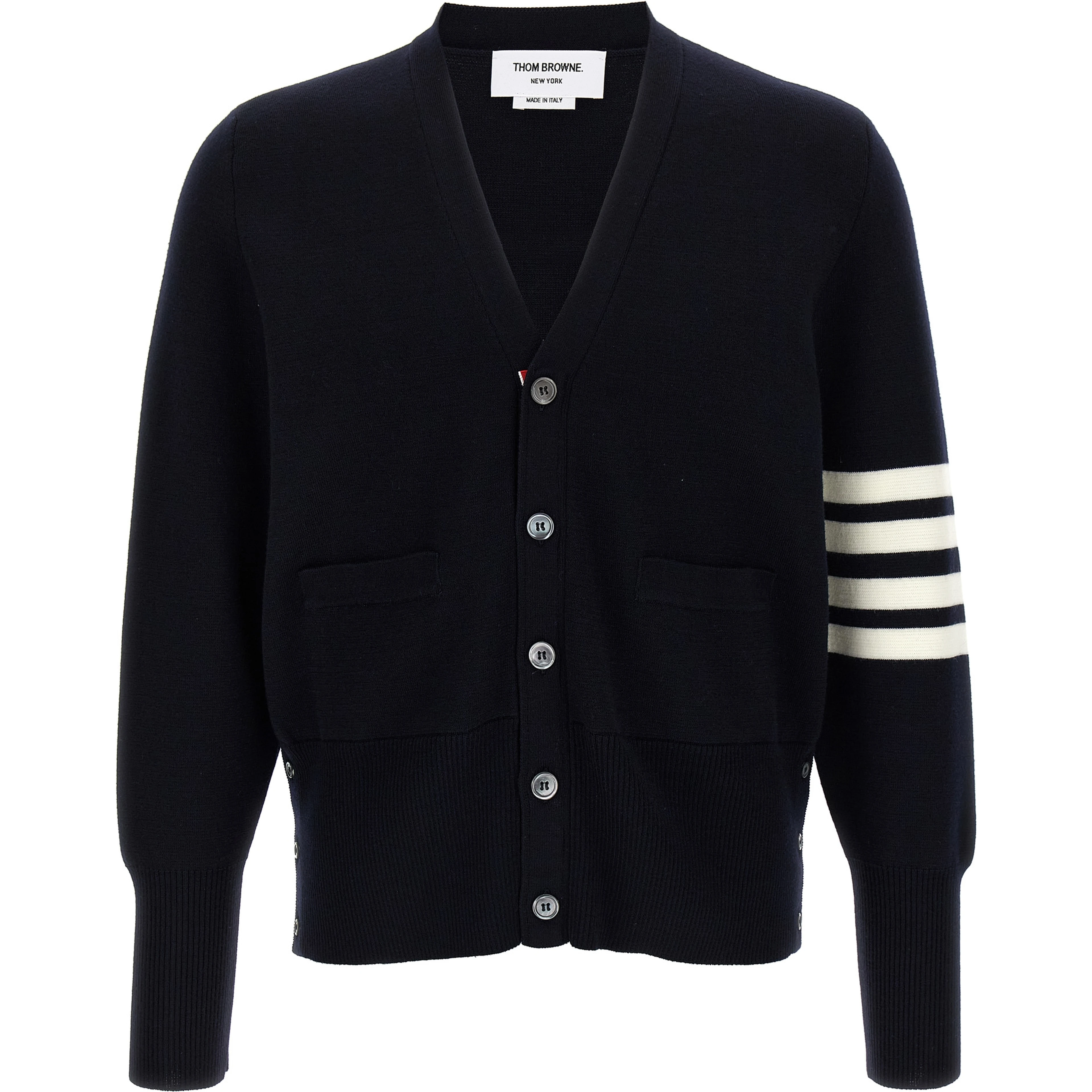 Blue Virgin Wool Cardigan