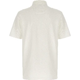 White Cotton Polo Shirt