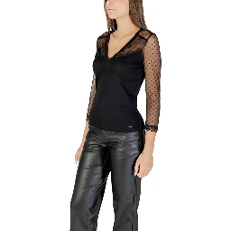 Black Polyester Blouse