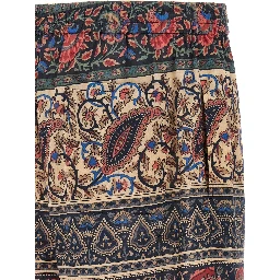 Multicolor Cotton Bermuda Shorts