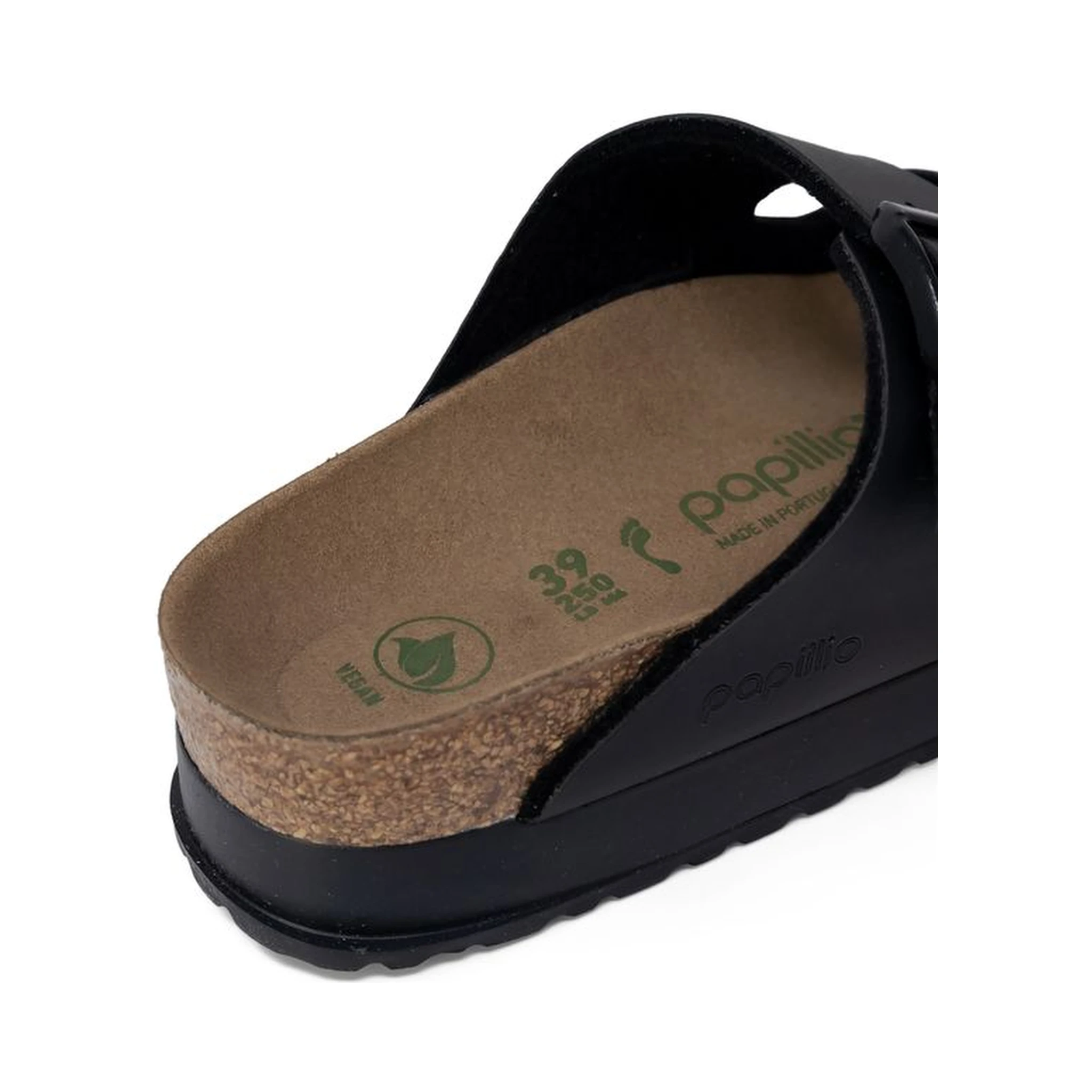 Black Synthetic Platform Sandals