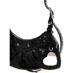Black Lamb Leather Crossbody Bag
