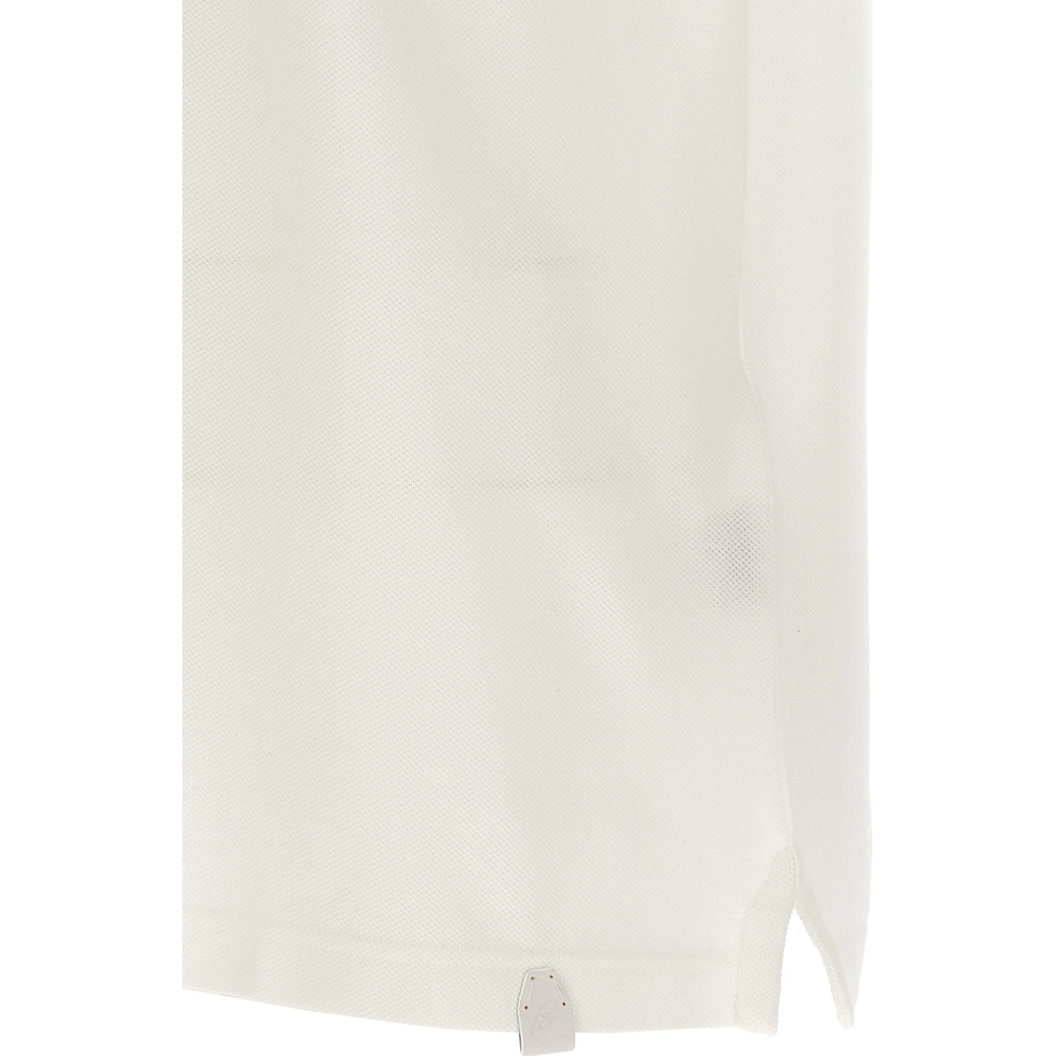 White Cotton Polo Shirt