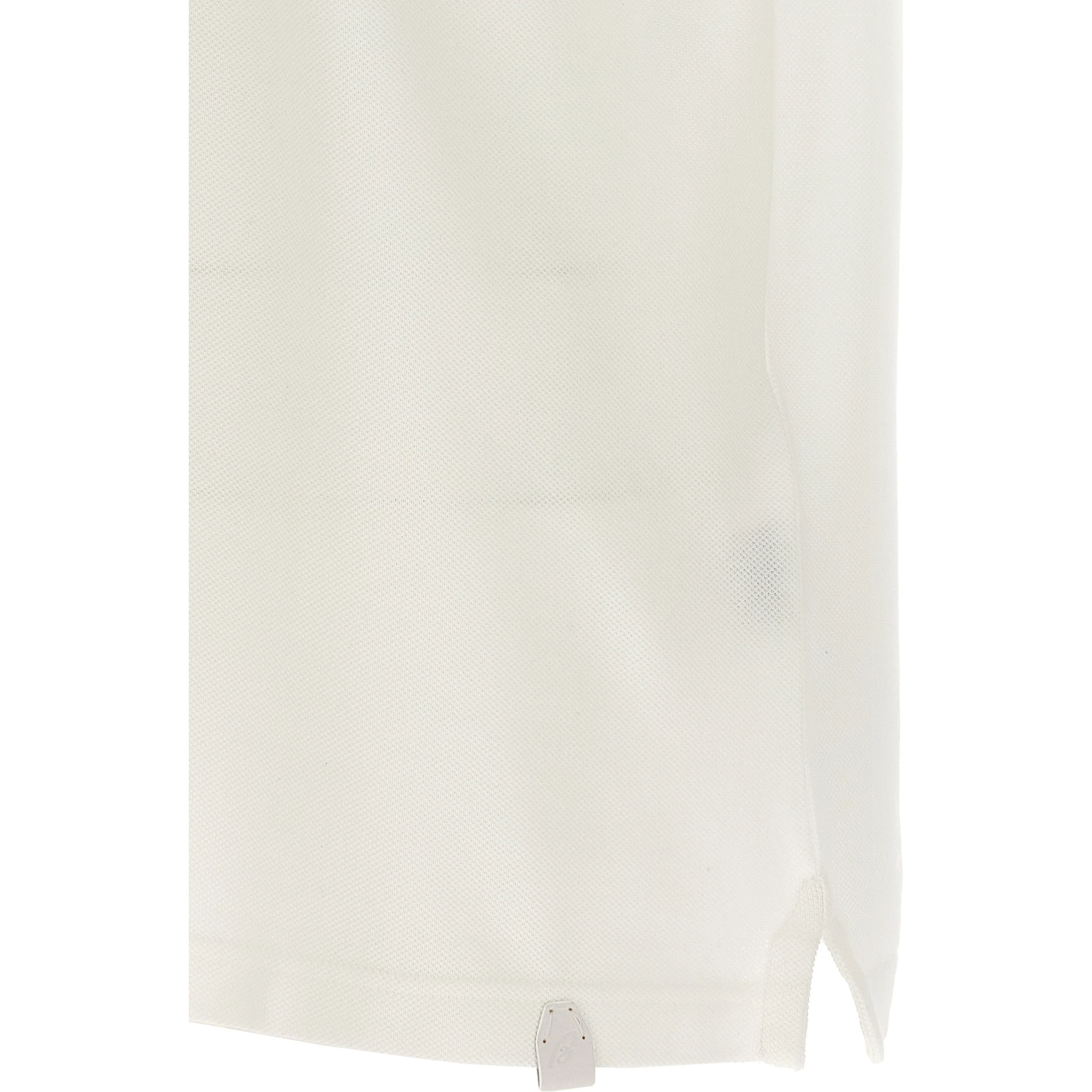 White Cotton Polo Shirt