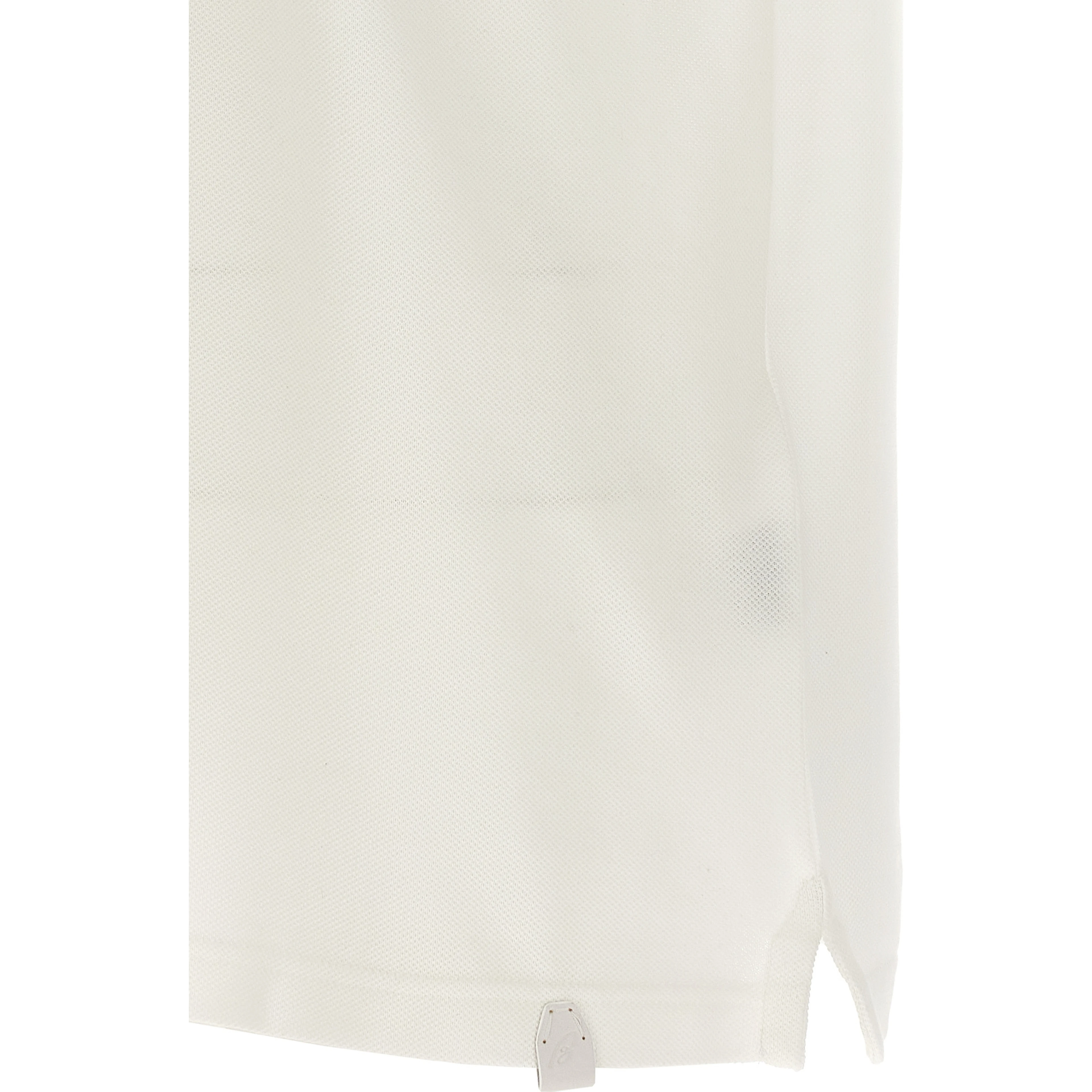 White Cotton Polo Shirt