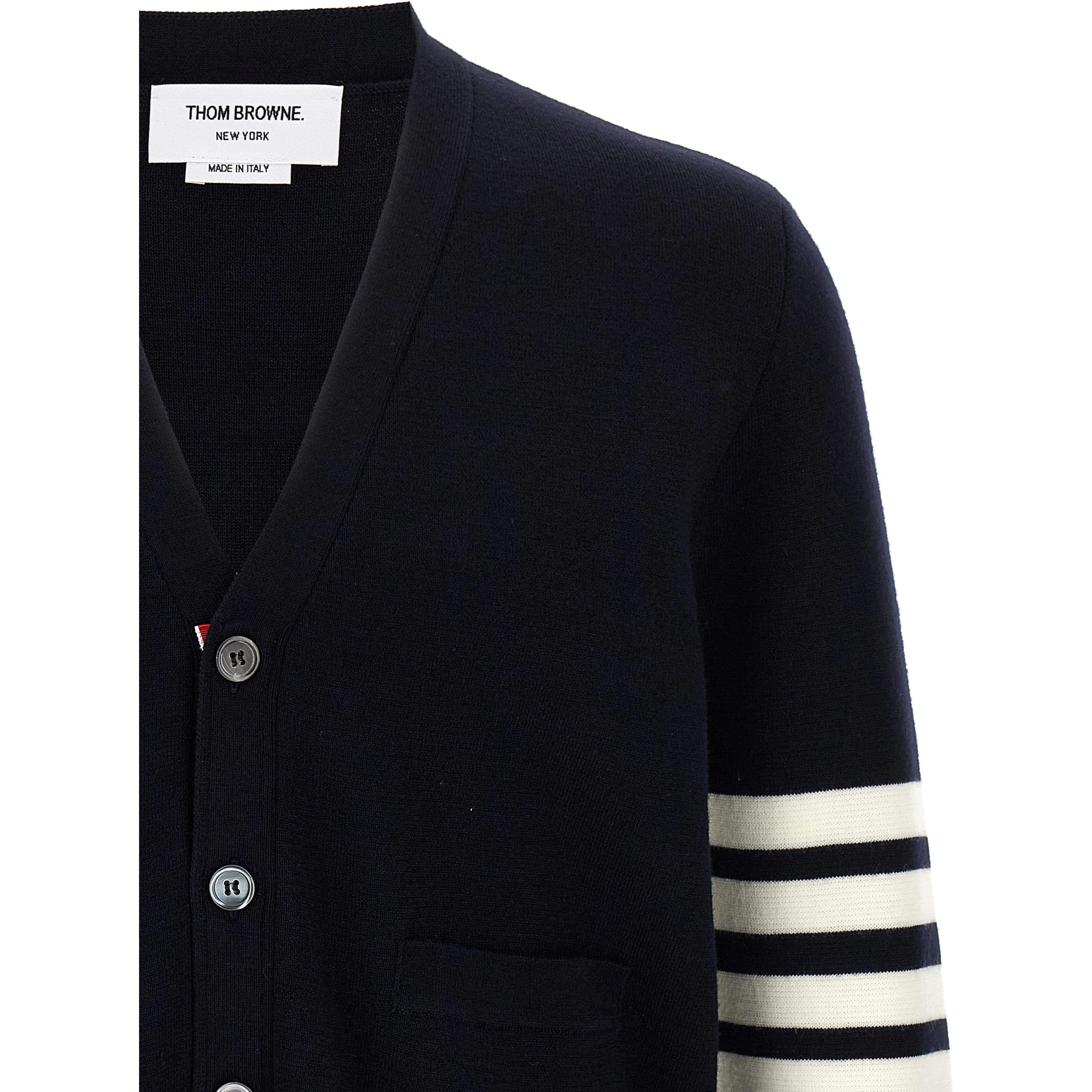 Blue Virgin Wool Cardigan