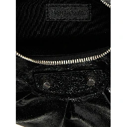 Black Lamb Leather Crossbody Bag