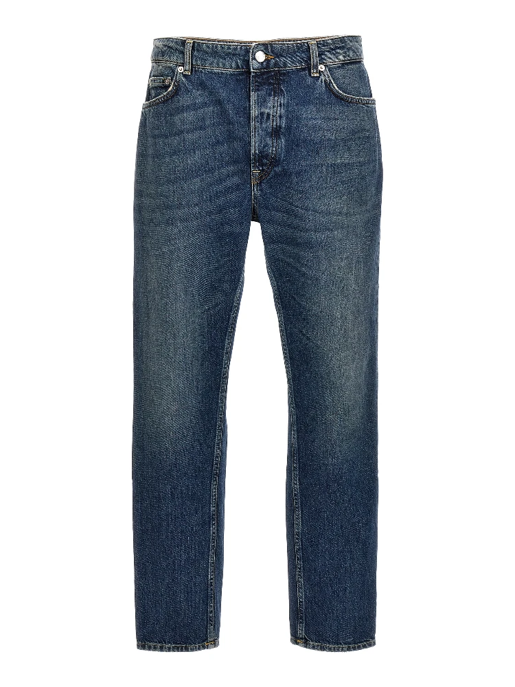 Blue Cotton Jeans Denim