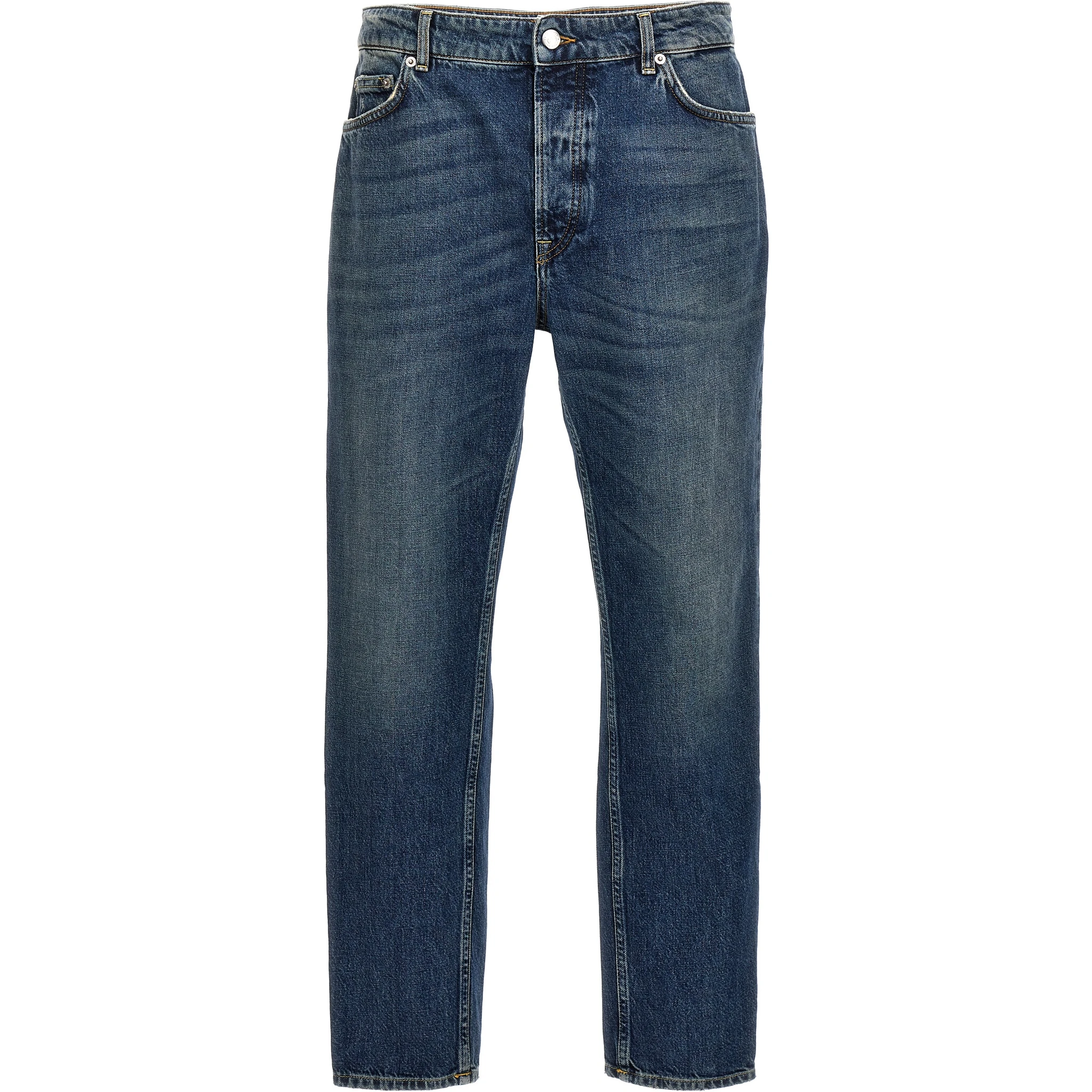 Blue Cotton Jeans Denim