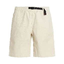 Beige Cotton Bermuda Shorts