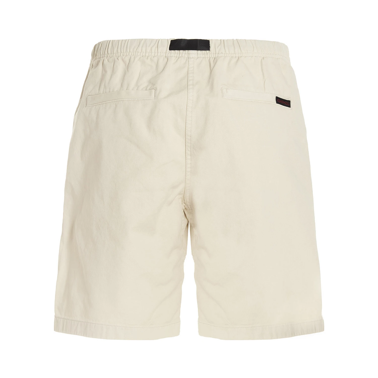 Beige Cotton Bermuda Shorts