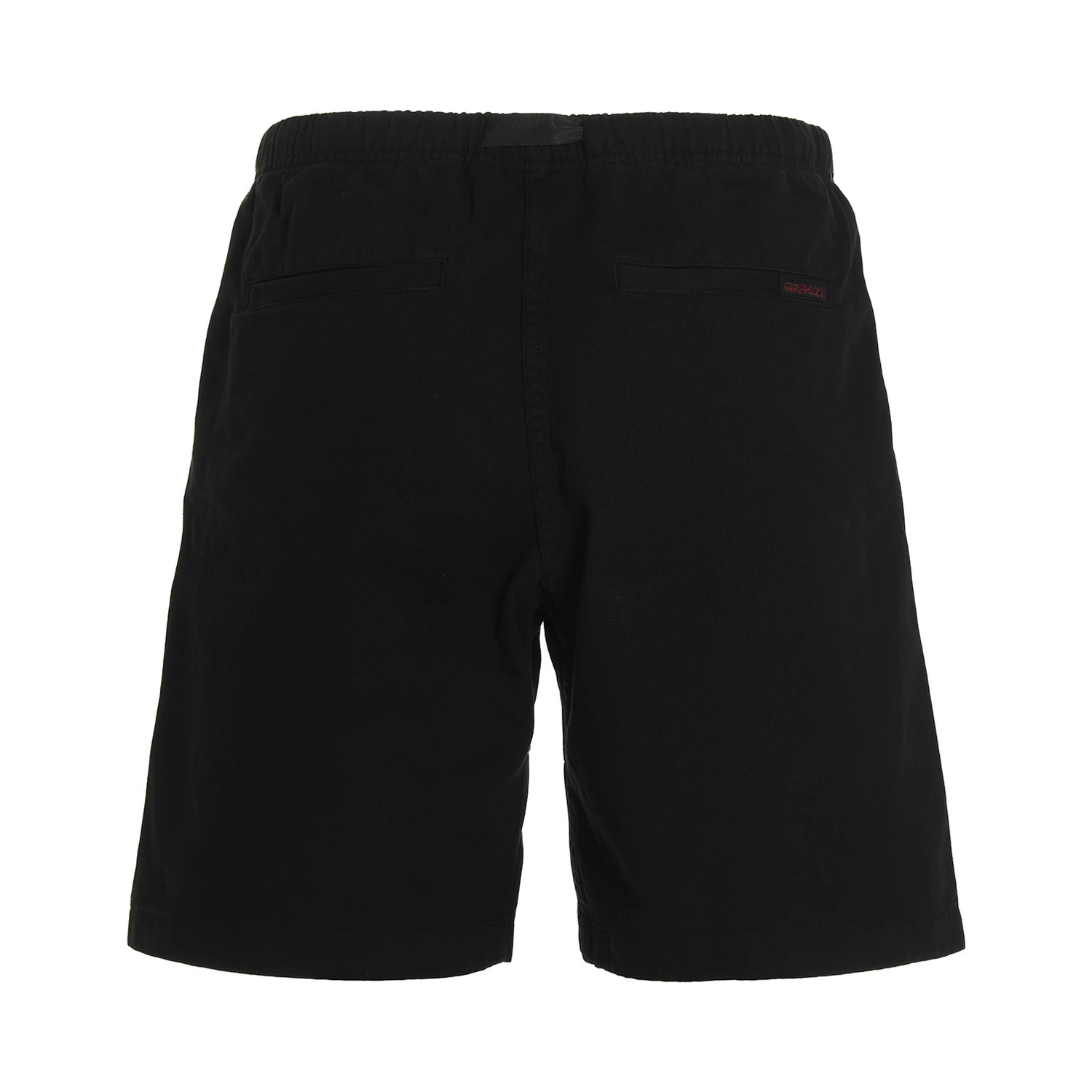 Black Cotton Bermuda Shorts