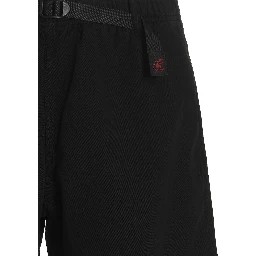 Black Cotton Bermuda Shorts