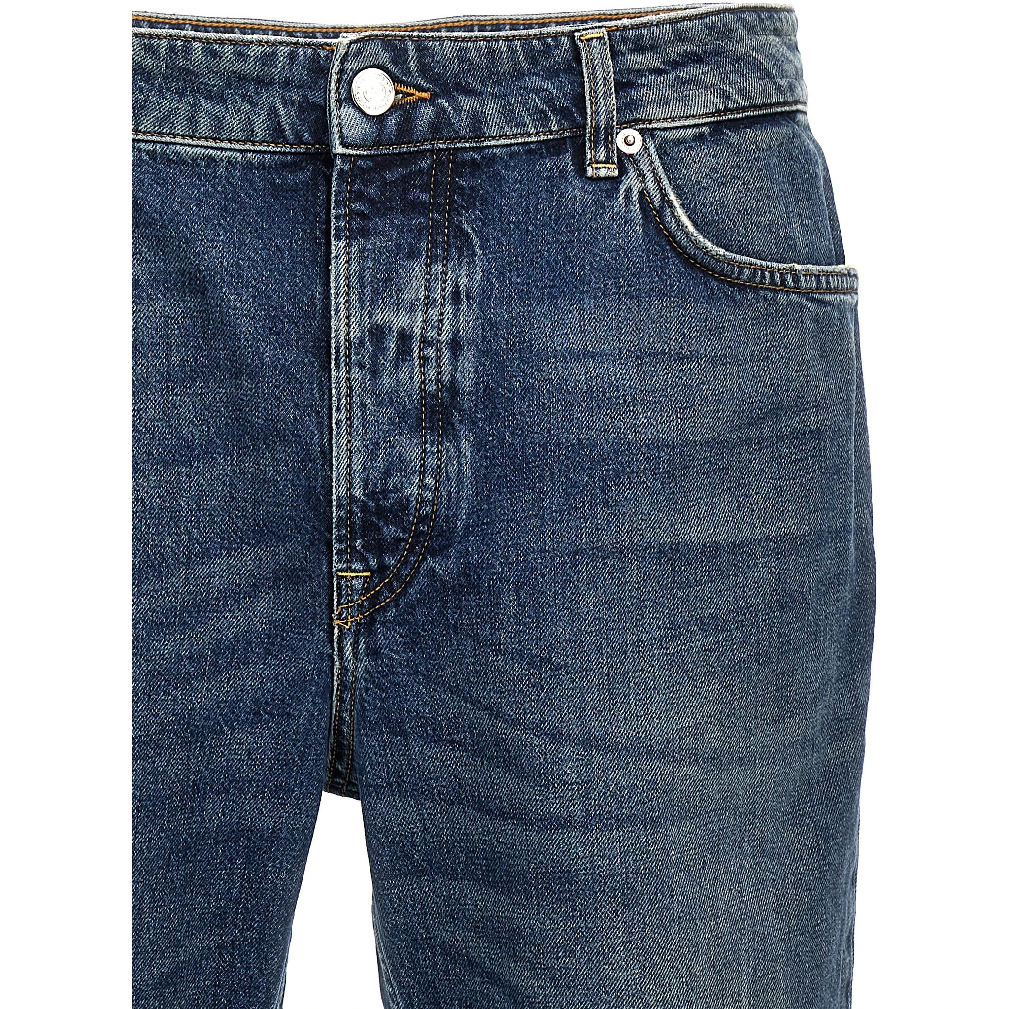 Blue Cotton Jeans Denim