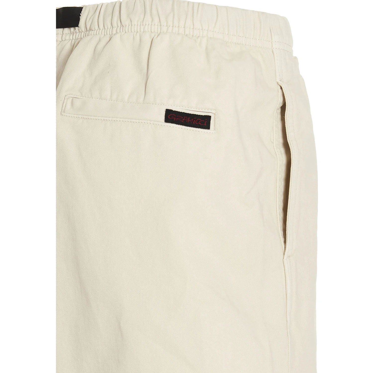 Beige Cotton Bermuda Shorts