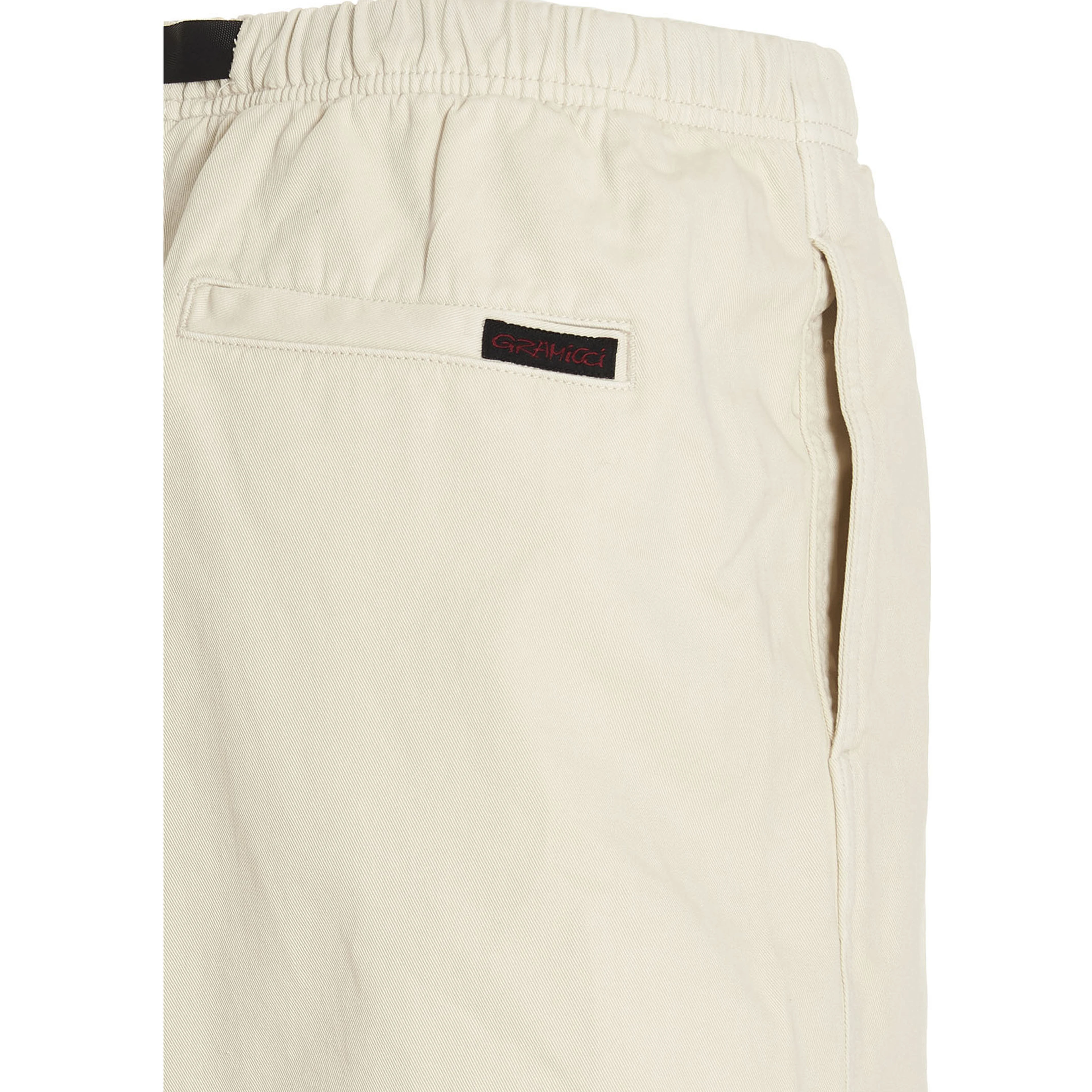 Beige Cotton Bermuda Shorts