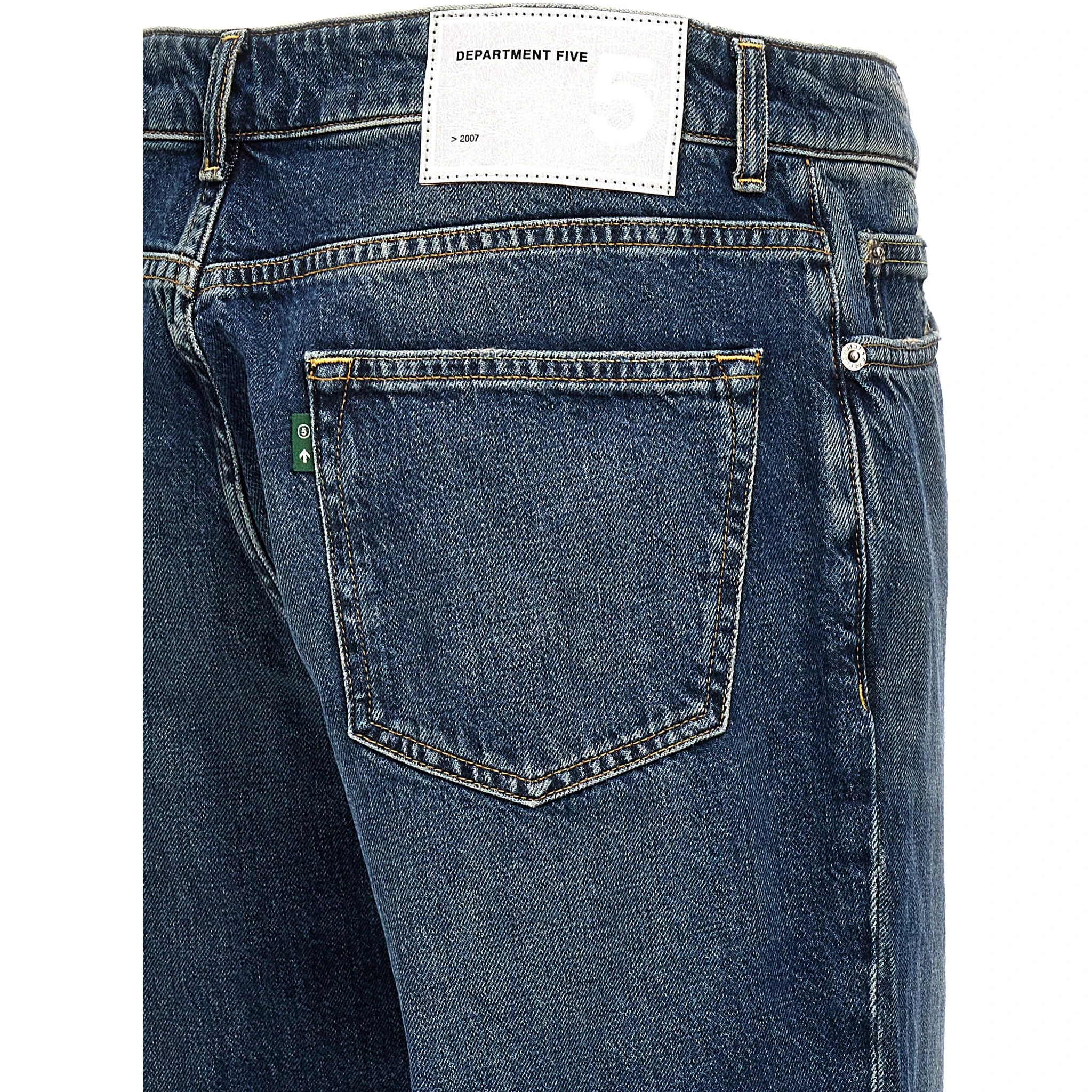 Blue Cotton Jeans Denim