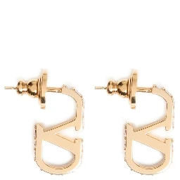 Gold Brass Earrings