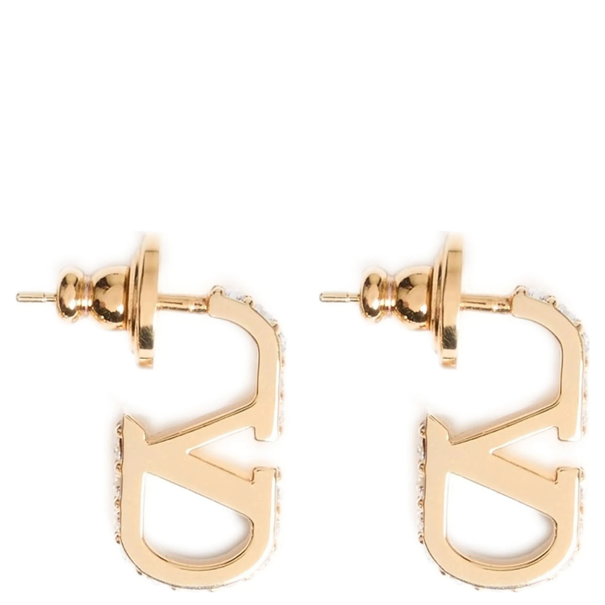 Gold Brass Earrings