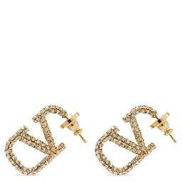 Gold Brass Earrings