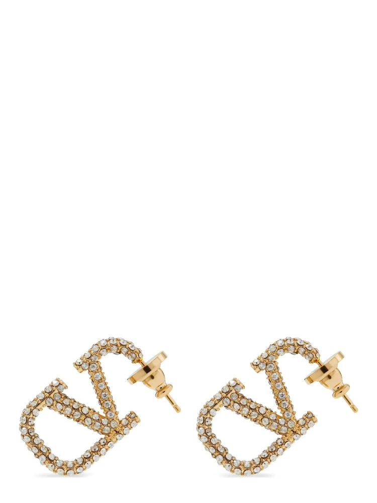 Gold Brass Earrings