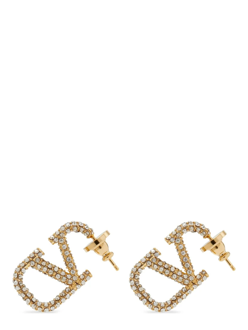 Gold Brass Earrings