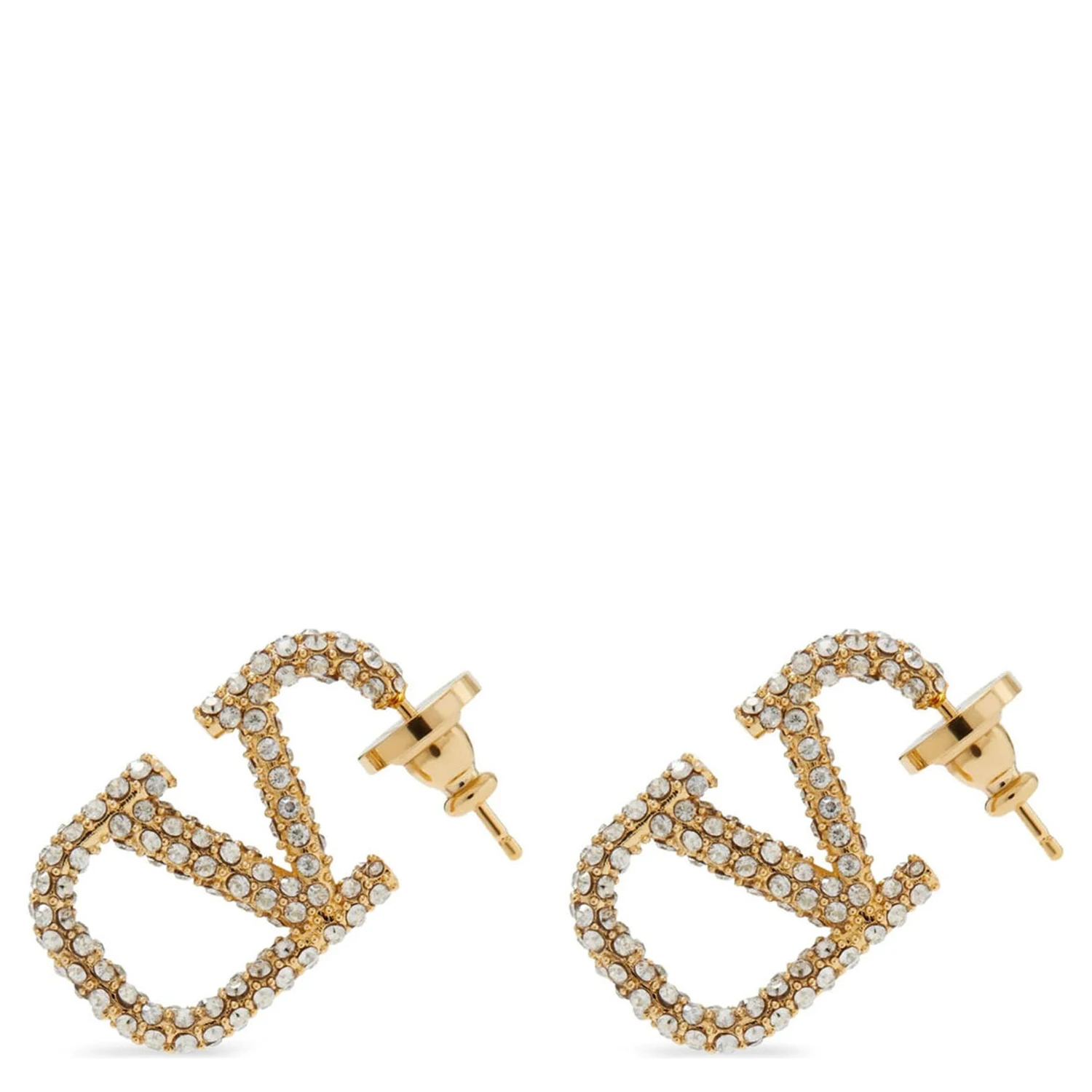 Gold Brass Earrings
