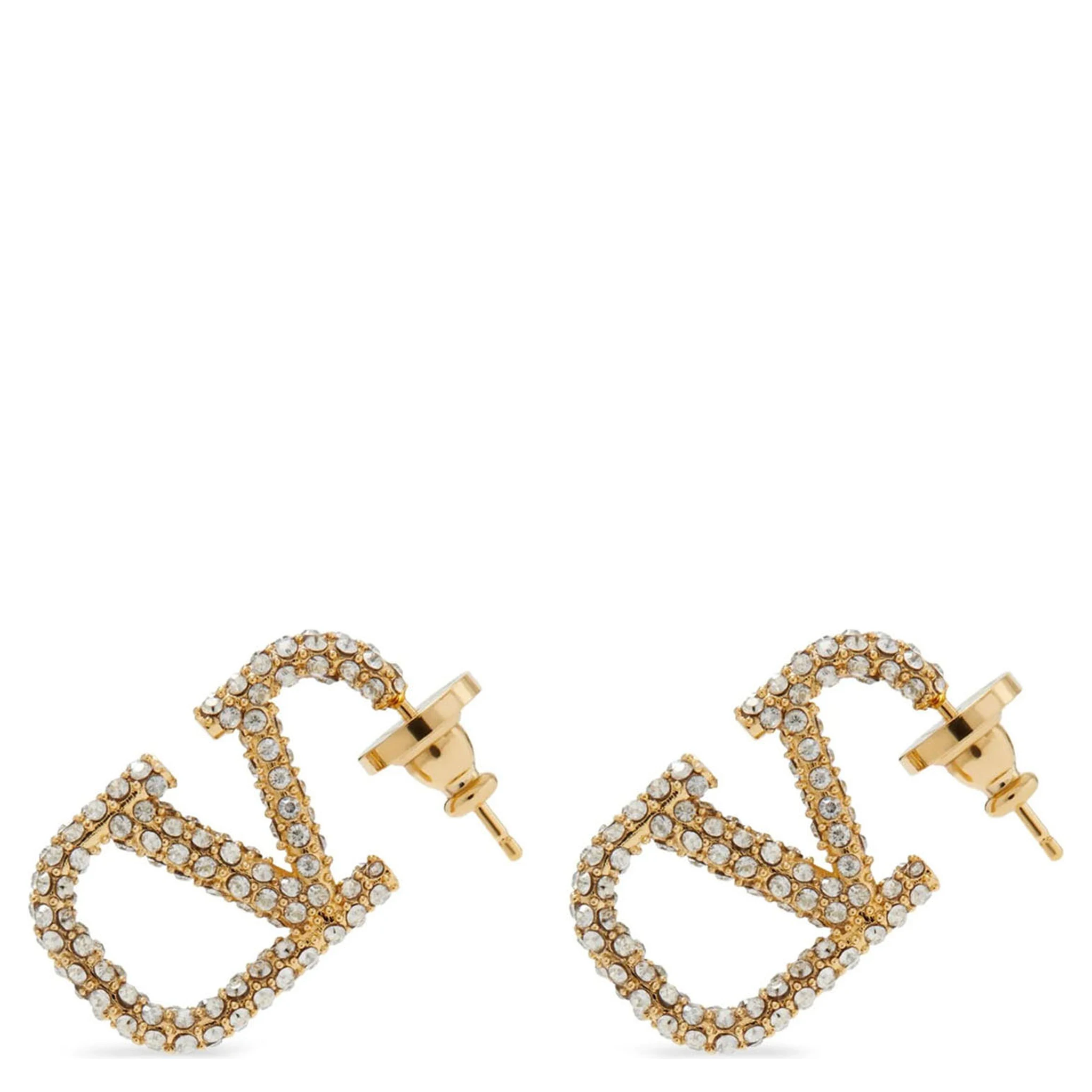 Gold Brass Earrings