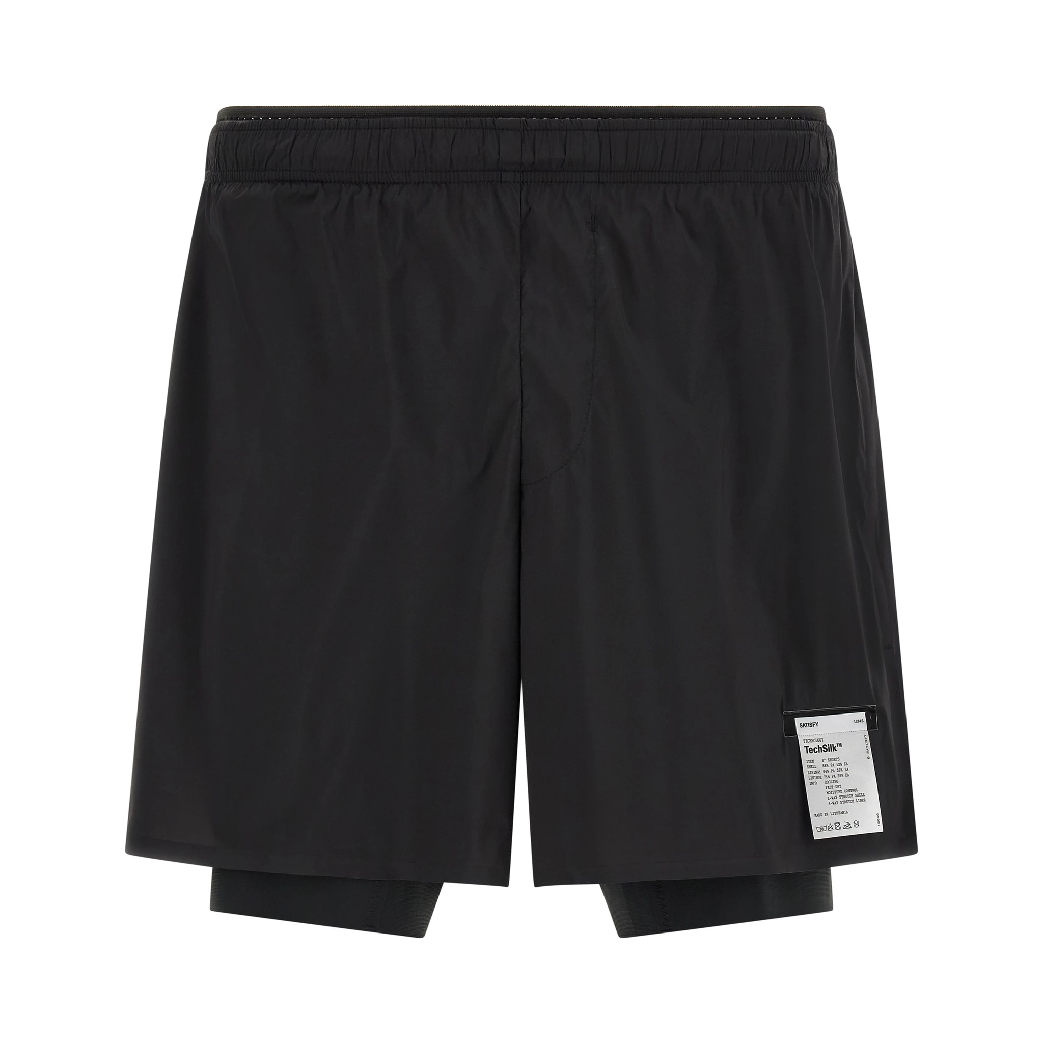Black Nylon Bermuda Shorts