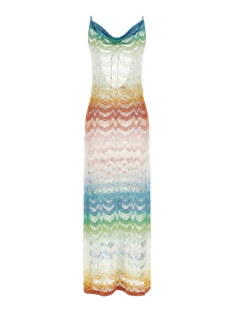 Multicolor Viscose Casual Dress