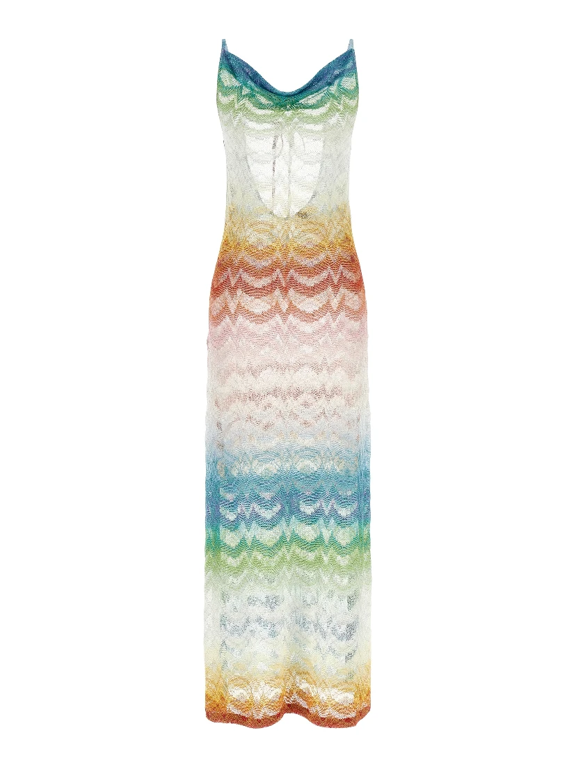 Multicolor Viscose Casual Dress