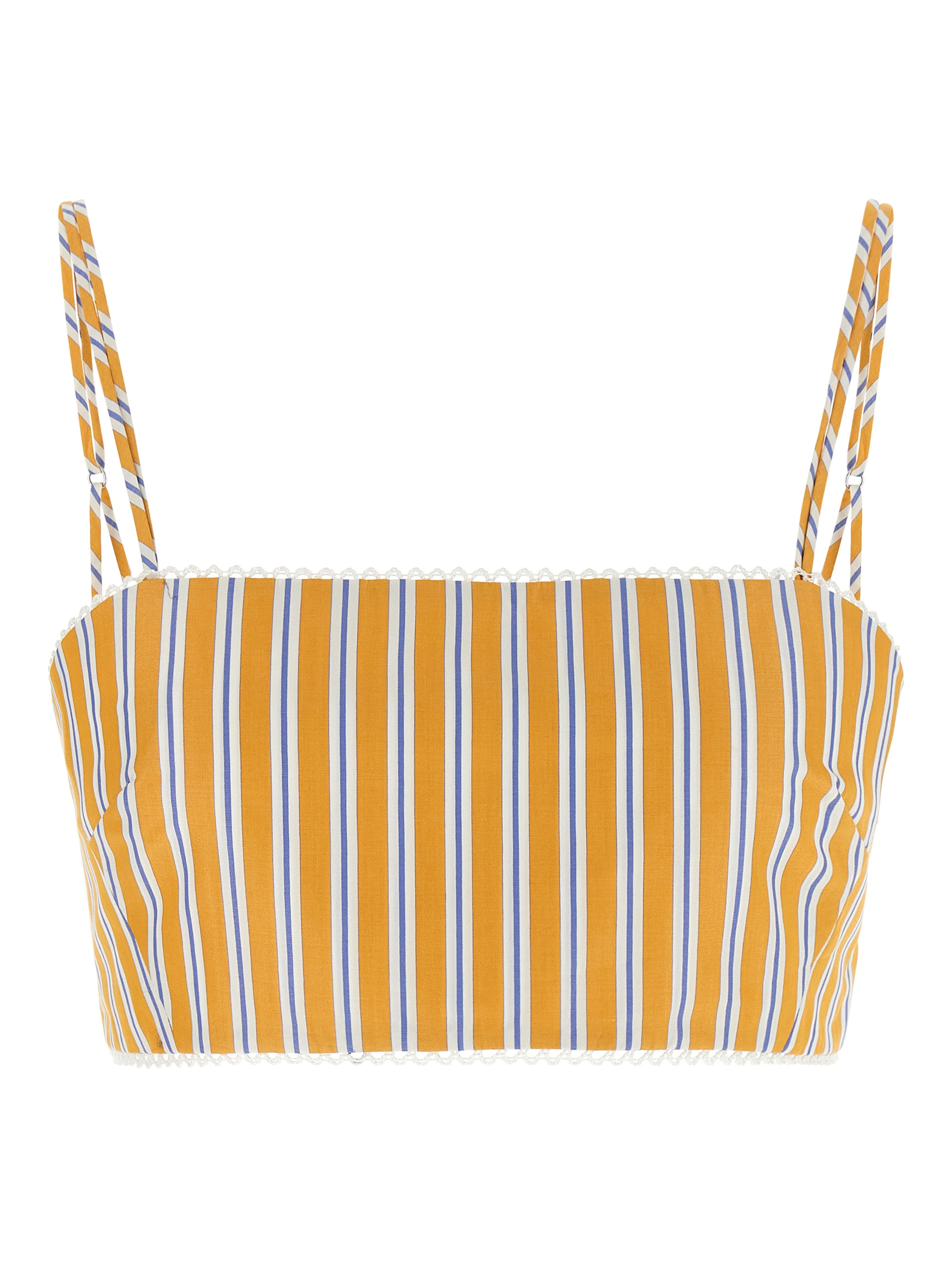 Bicolor Cotton Sleeveles T-Shirt