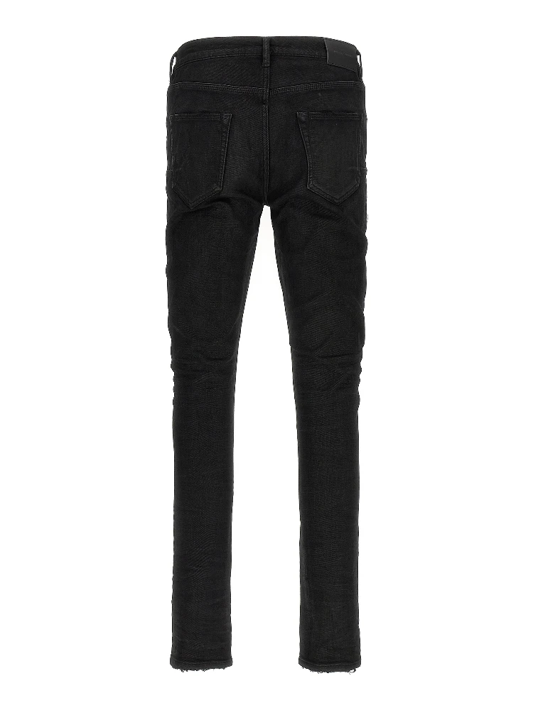 Black Cotton Tapered Jeans alternative