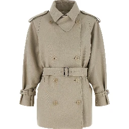 Beige Cotton Coat