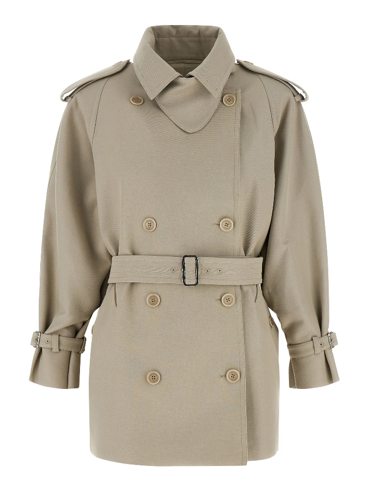 Beige Cotton Coat