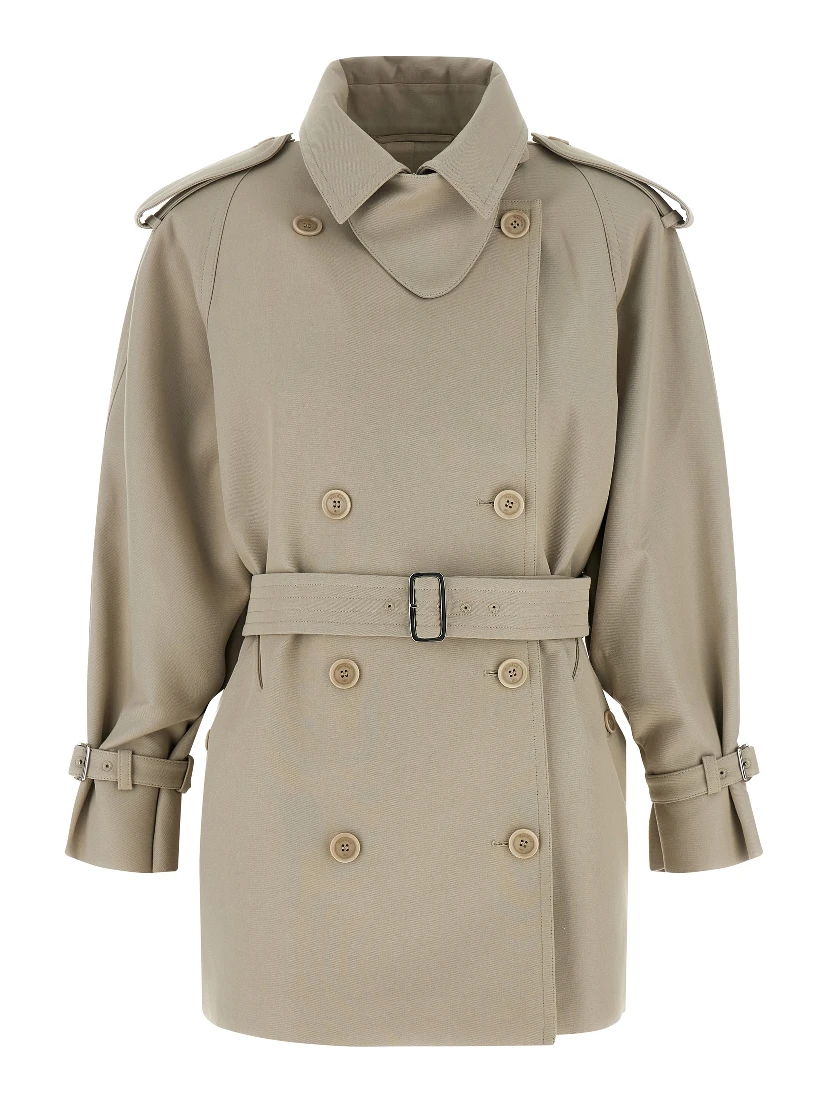 Beige Cotton Coat