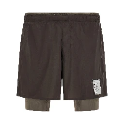 Gray Nylon Bermuda Shorts