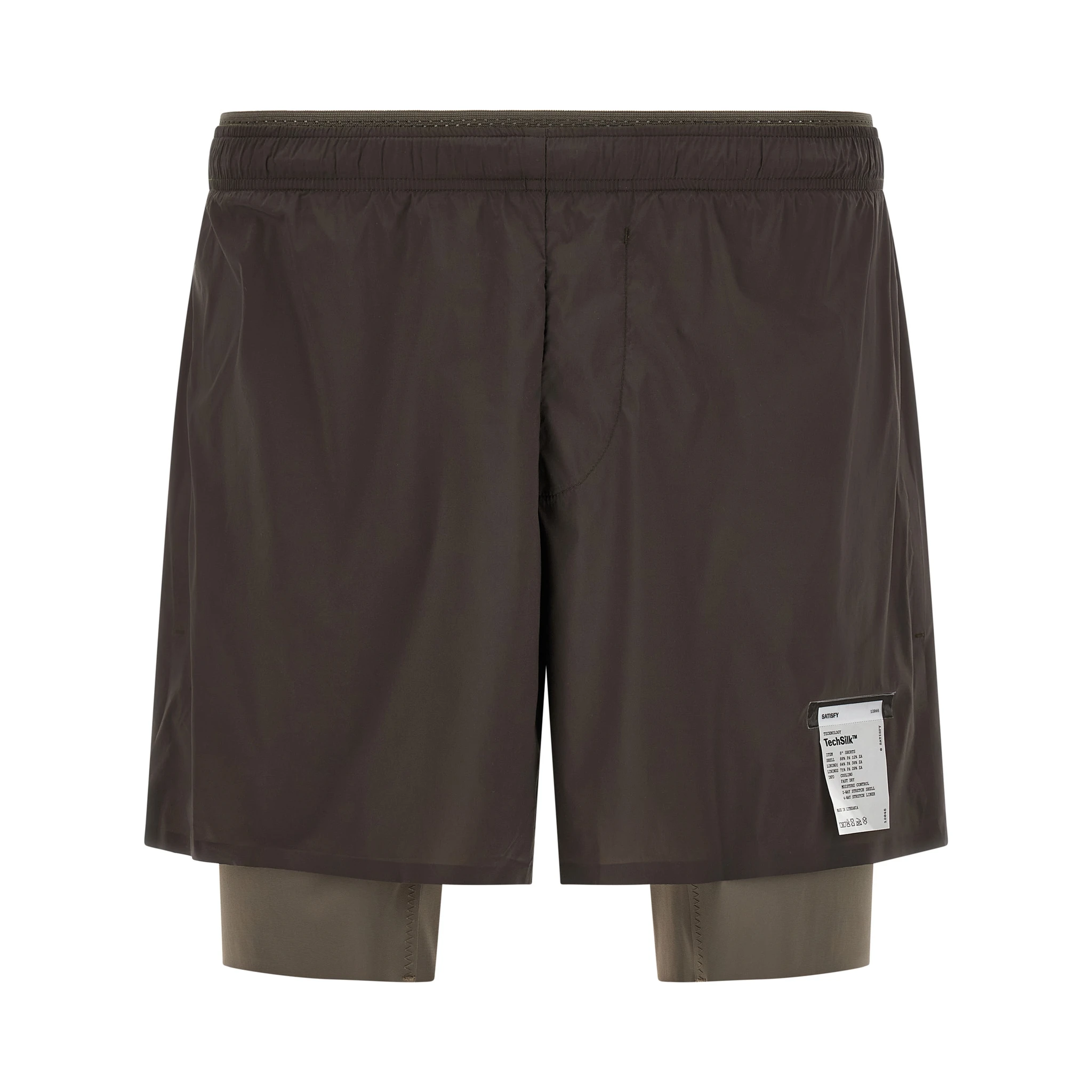 Gray Nylon Bermuda Shorts