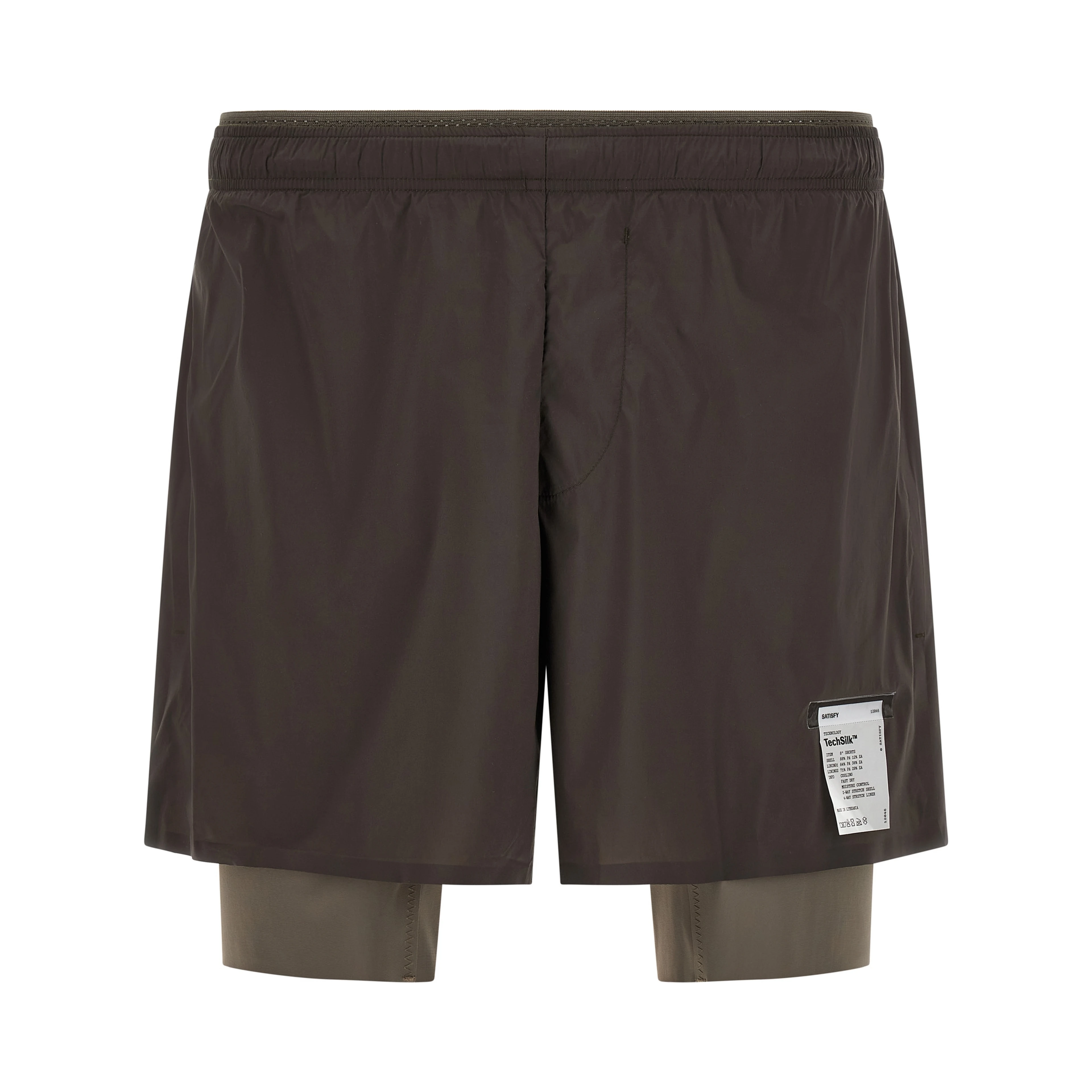 Gray Nylon Bermuda Shorts