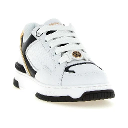 Bicolor Leather Low Top Sneakers