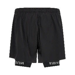 Black Nylon Bermuda Shorts