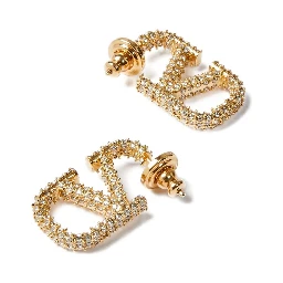 Gold Brass Earrings