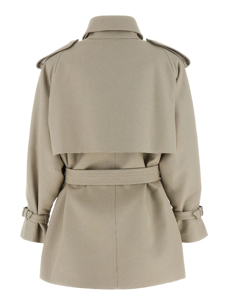 Beige Cotton Coat alternative