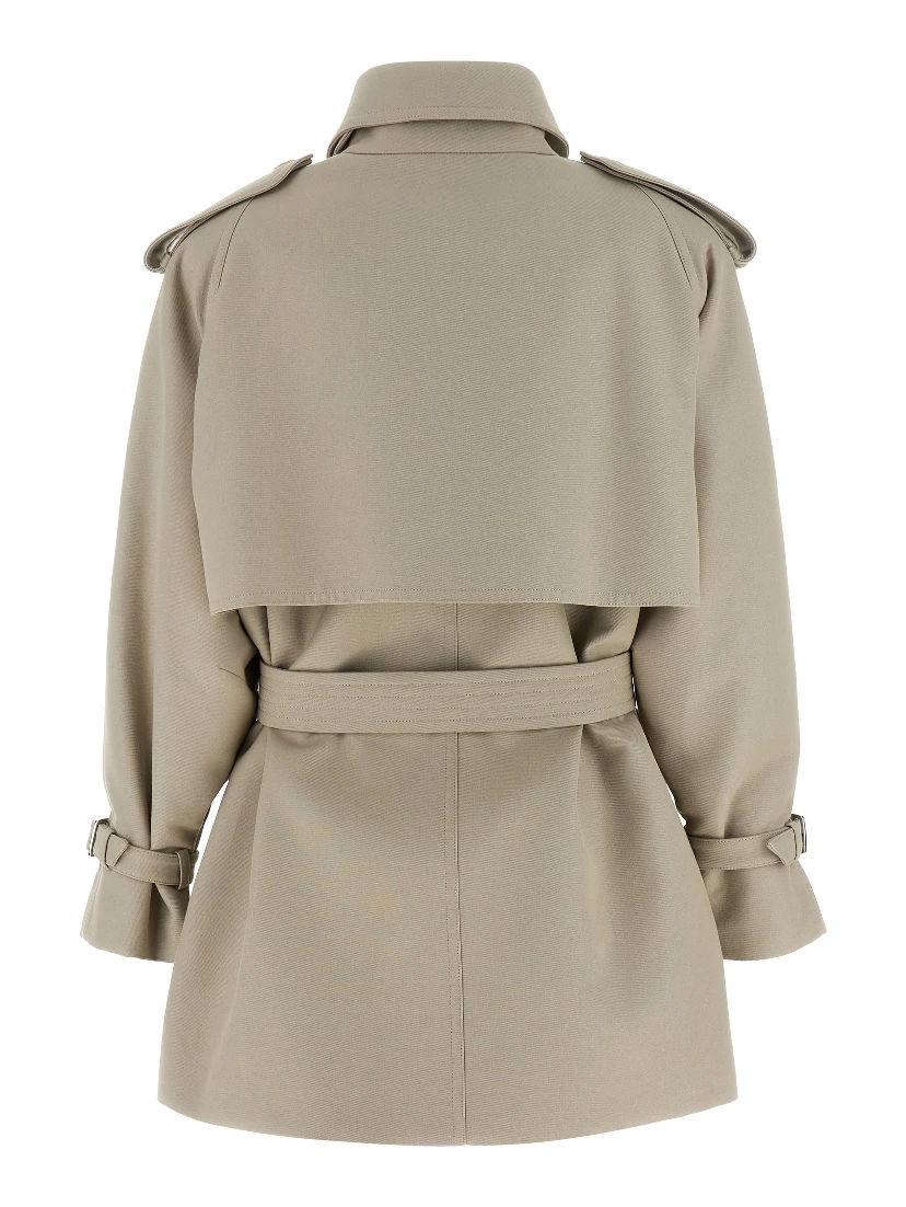 Beige Cotton Coat