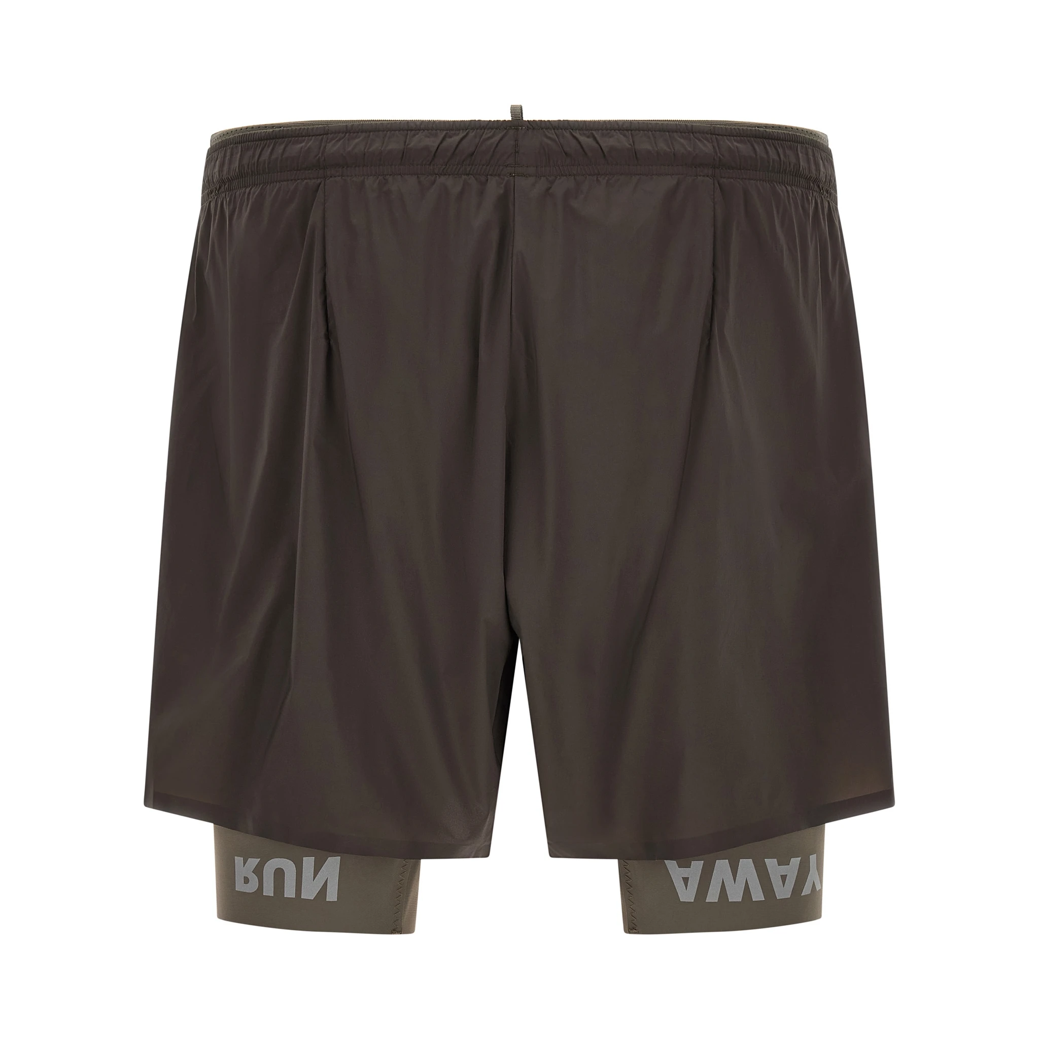 Gray Nylon Bermuda Shorts