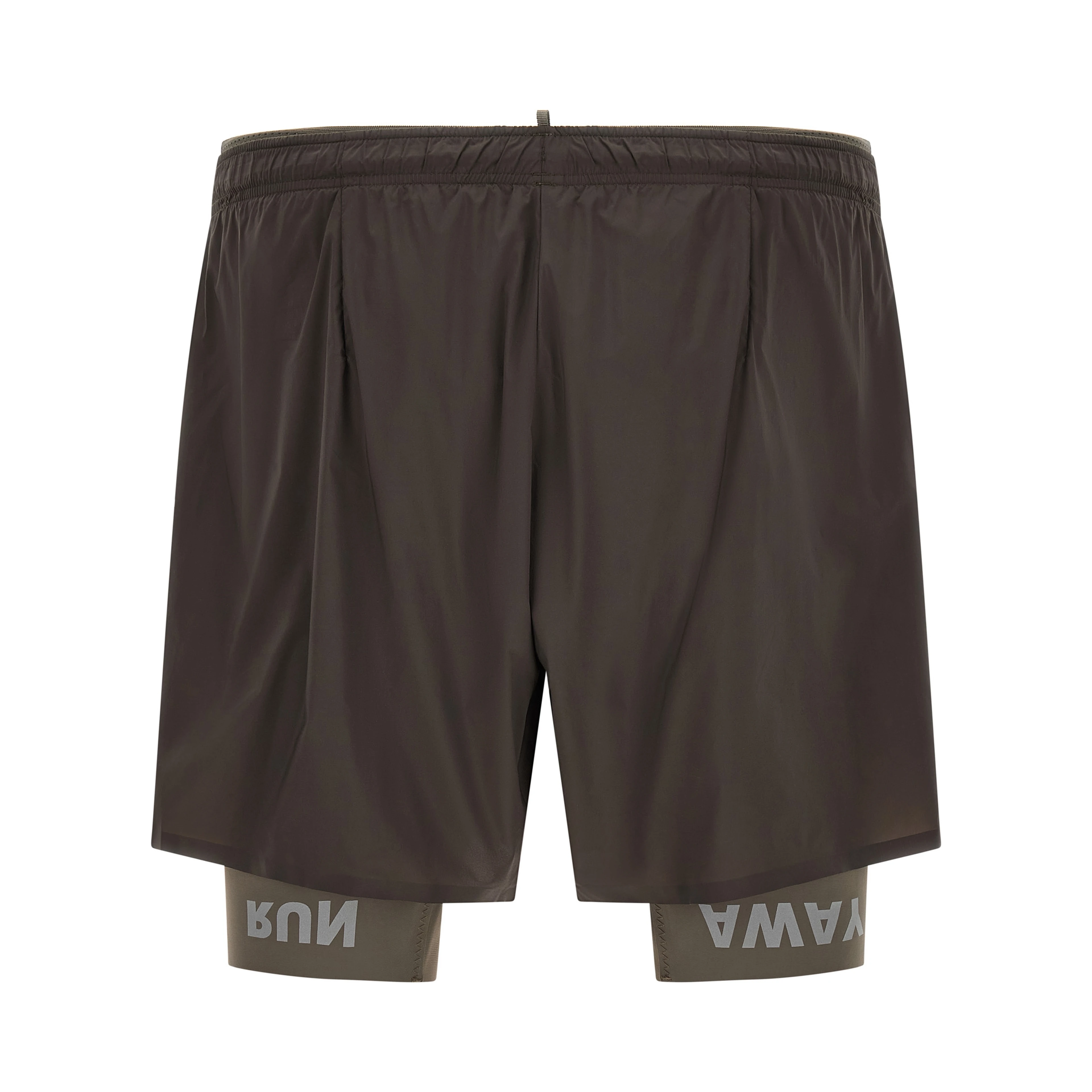 Gray Nylon Bermuda Shorts
