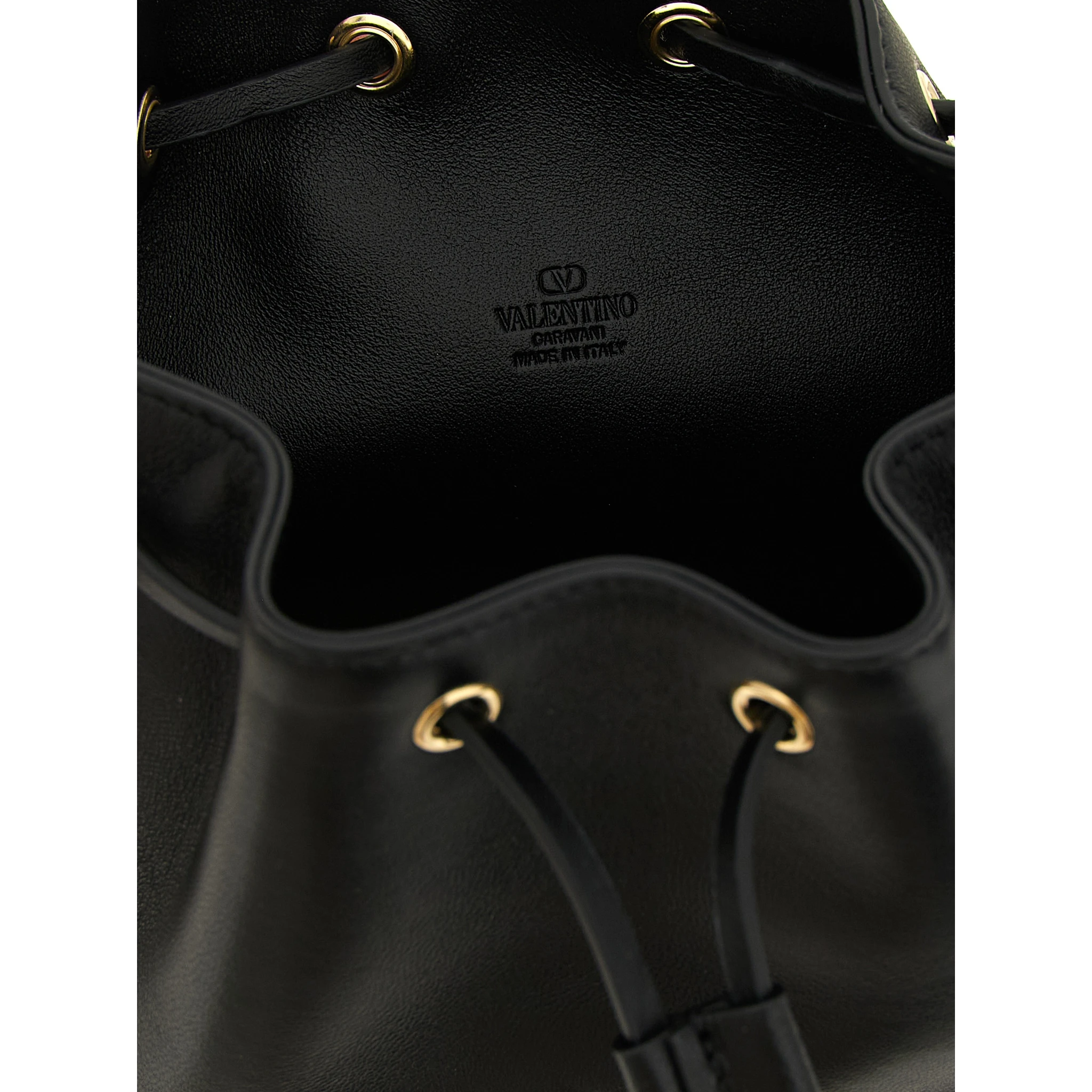Black Lamb Leather Crossbody Bag