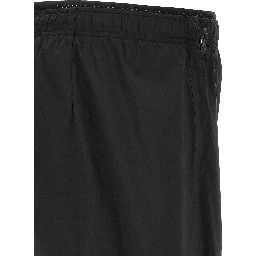 Black Nylon Bermuda Shorts