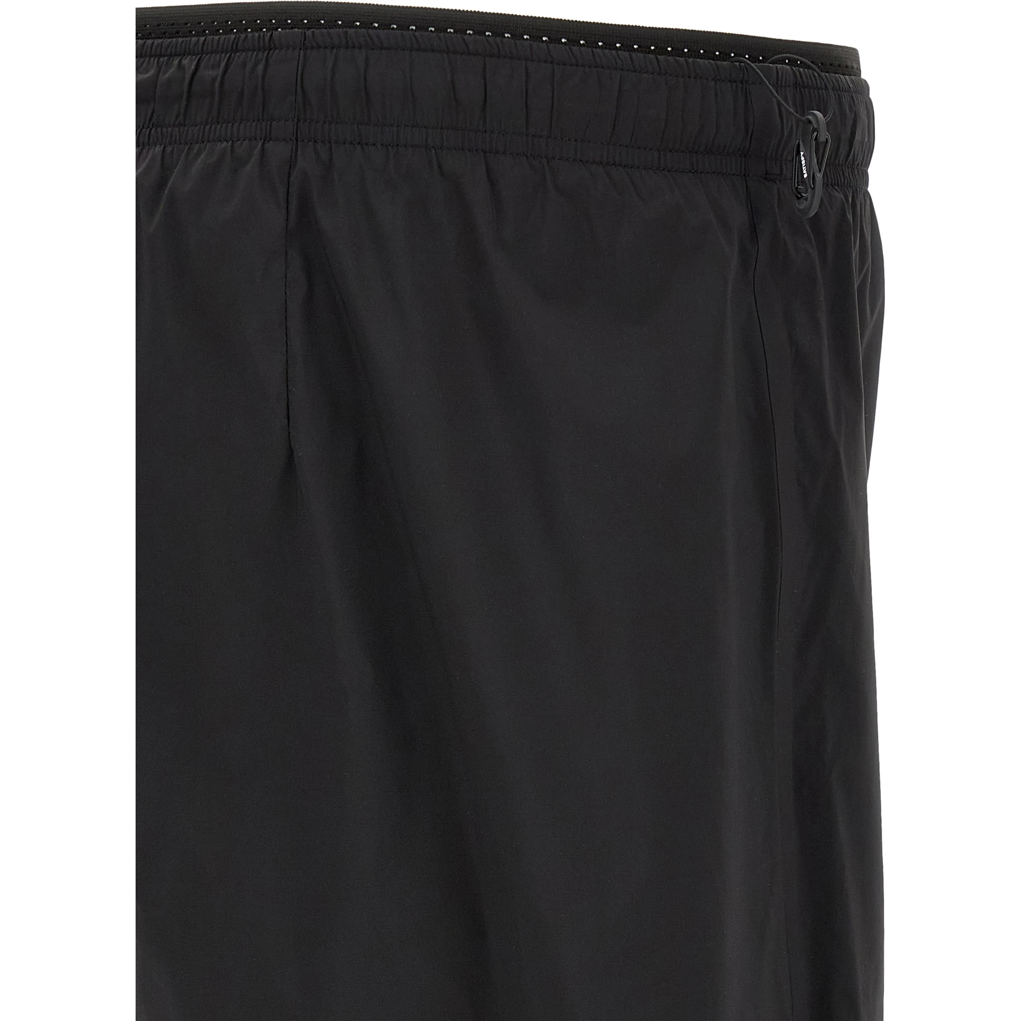 Black Nylon Bermuda Shorts